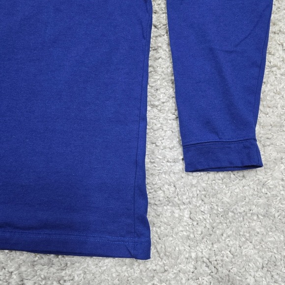 Vintage Nike‎ Shirt Mens Medium Blue Long Sleeve Spellout Pullover Sweatshirt - Picture 3 of 14